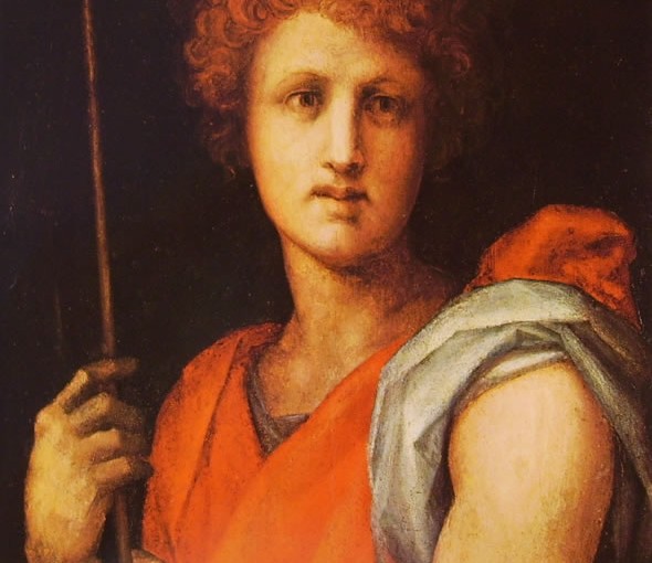 Jacopo Carrucci detto il Pontormo: San Sebastiano, cm. 65 x 48, Musée des Beaux Arts, Digione